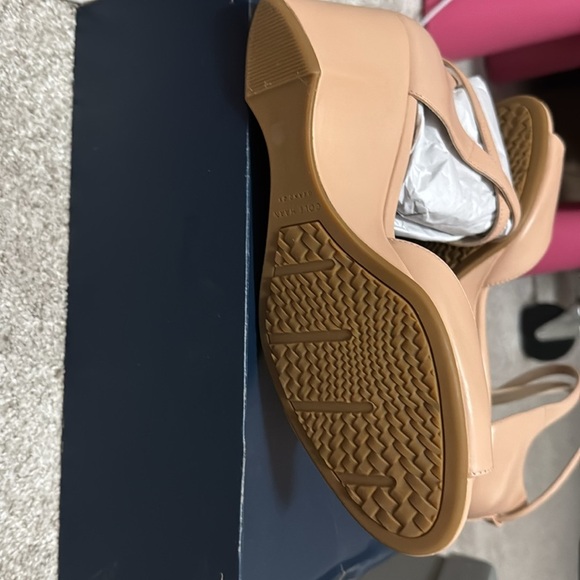 Cole Haan Womens Sadie Grand Open Toe Wedge Sandals Shoes 8.5 - Picture 3 of 4